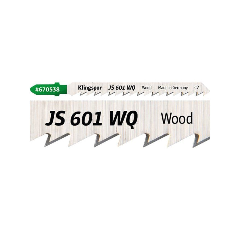 KLINGSPOR Stichsägeblatt für Weichholz JS 601 WQ Supra