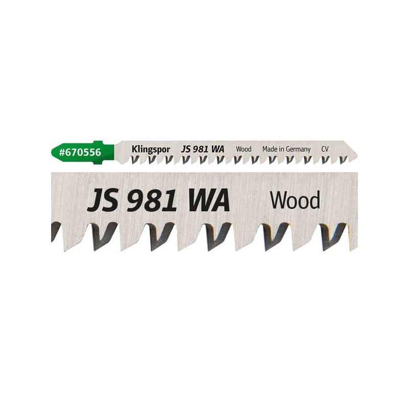KLINGSPOR Stichsägeblatt für Weichholz JS 981 WA Special