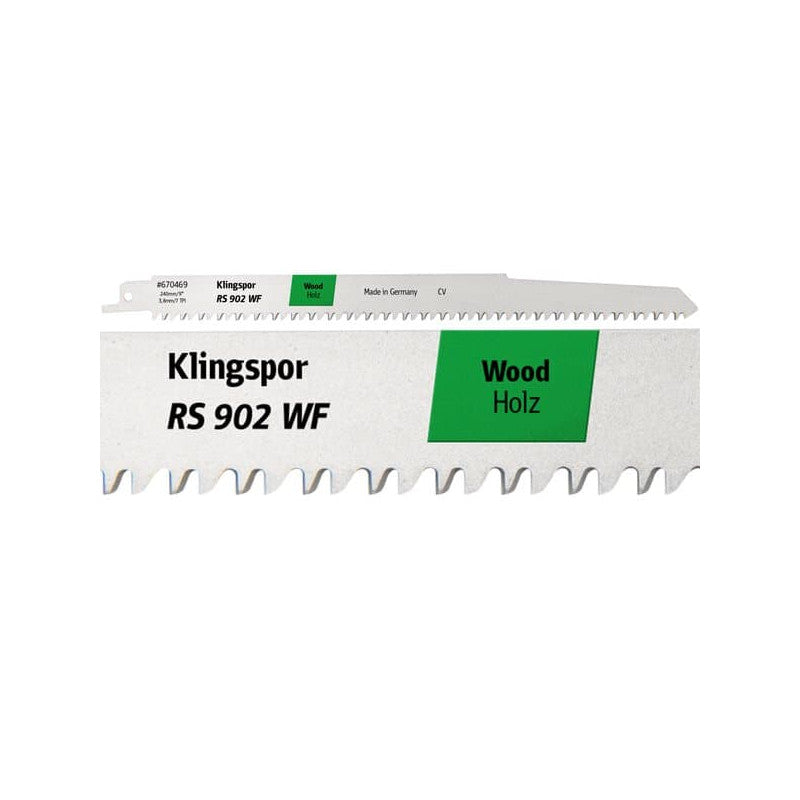 KLINGSPOR Säbelsägeblatt für Sperrholz und Platten RS 902 WF Special