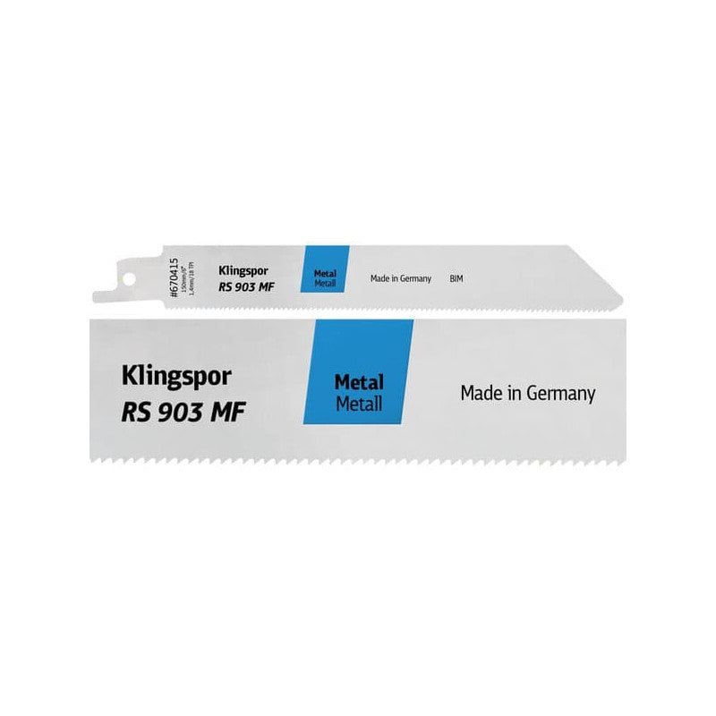 KLINGSPOR Säbelsägeblatt für Stahl, Metall, Aluminium RS 903 MF Special