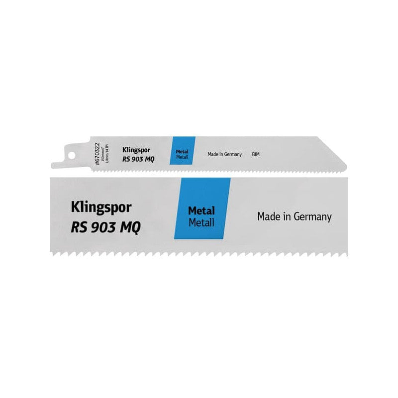KLINGSPOR Säbelsägeblatt für Stahl RS 903 MQ Special