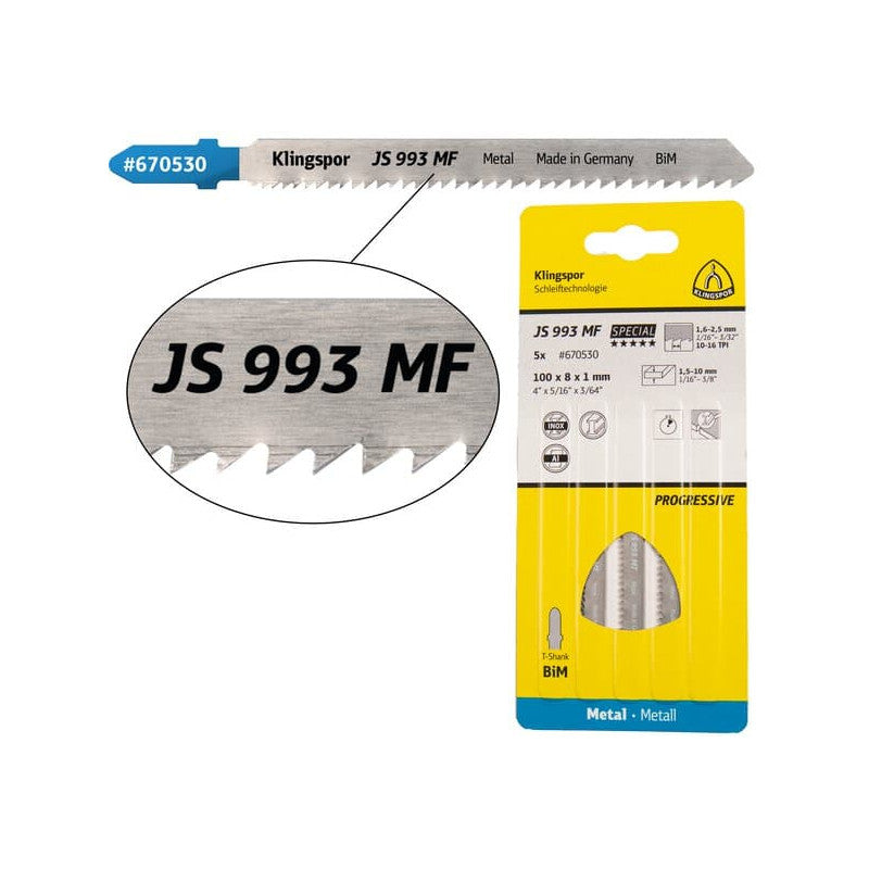 KLINGSPOR Stichsägeblatt Bi-Metall universal JS 993 MF Special