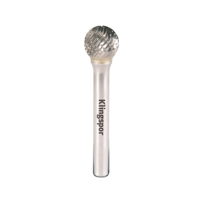 KLINGSPOR Hartmetall-Frässtift Kugel 3x2,5x3 mm HF 100 D (Kreuzverzahnung)