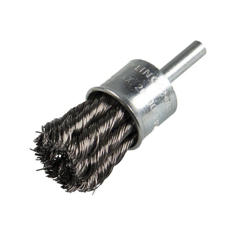 KLINGSPOR Pinselbürste mit Schaft BPS 600 Z (Stahldraht)