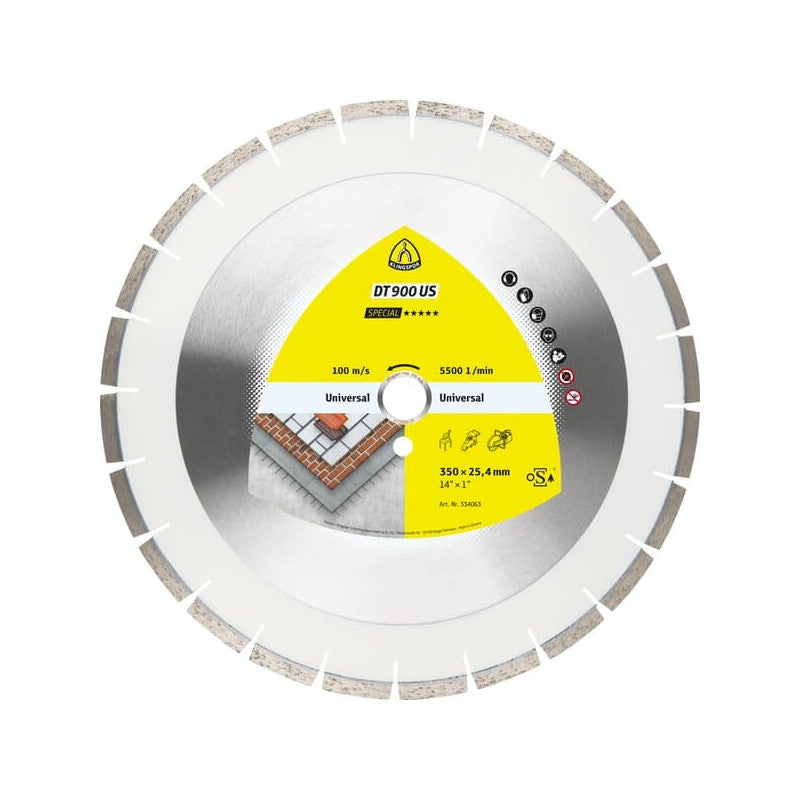 KLINGSPOR Diamant-Trennscheibe für Beton 350x3x25,4 DT 900 US Special