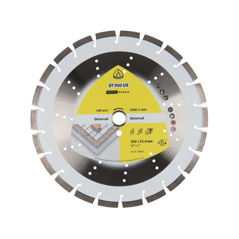 KLINGSPOR Diamant-Trennscheibe für Beton 450x3,6x25,4 DT 900 UX Special