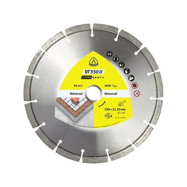 KLINGSPOR Diamant-Trennscheibe für Beton 125x2,4x22,23 mm DT 350 U Extra