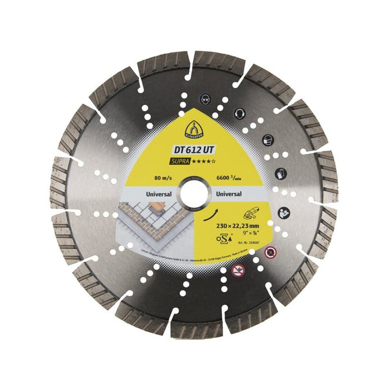 KLINGSPOR Diamant-Trennscheibe für Beton 125x2,4xM14 DT 612 UT Supra