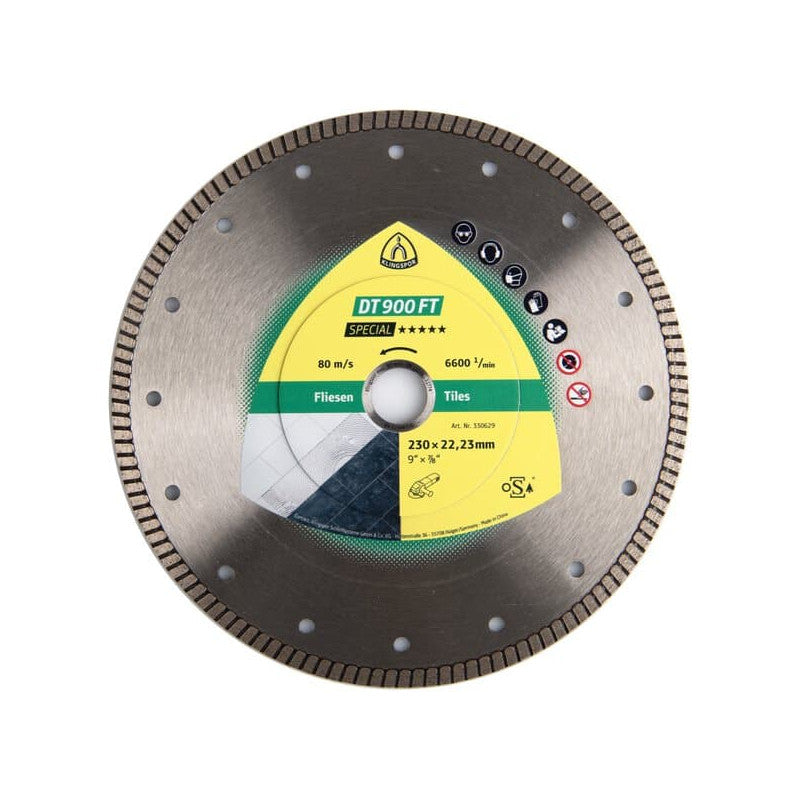 KLINGSPOR Diamant-Trennscheibe für Keramik 100x1,4x22,23 DT 900 FT Special