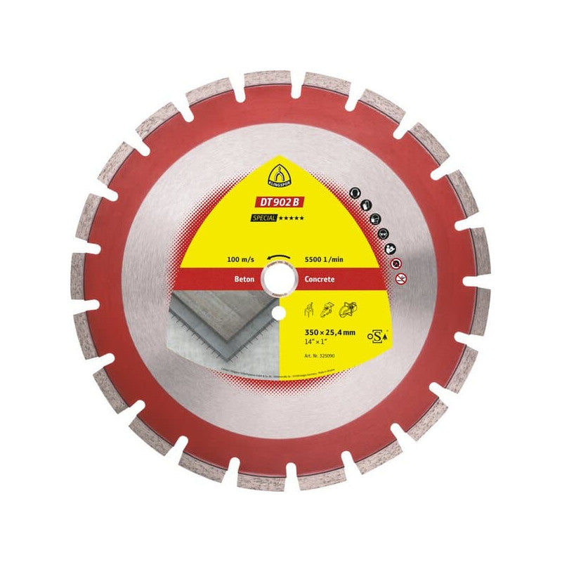 KLINGSPOR Diamant-Trennscheibe für Altbeton 300x2,8x25,4 DT 902 B Special