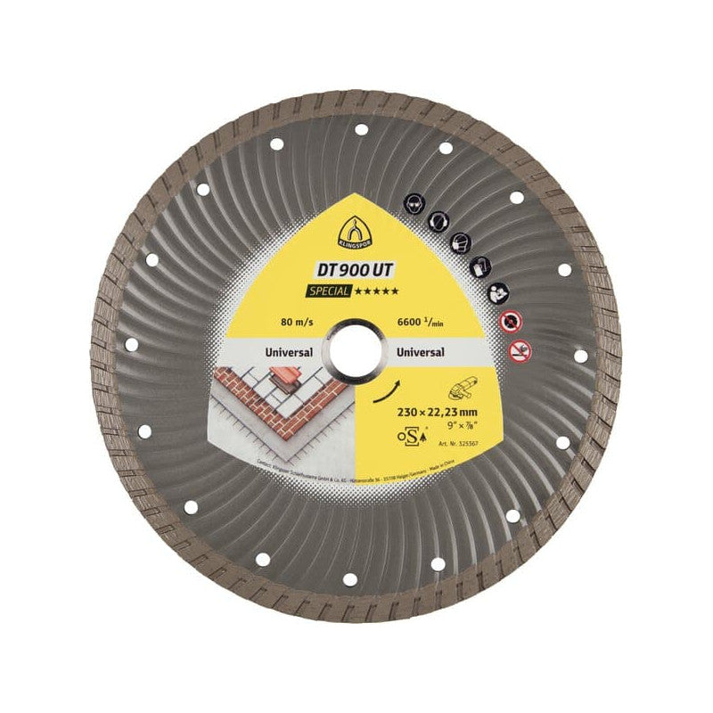 KLINGSPOR Diamant-Trennscheibe TURBO für Beton 125x2,2x22,23 DT 900 UT Special