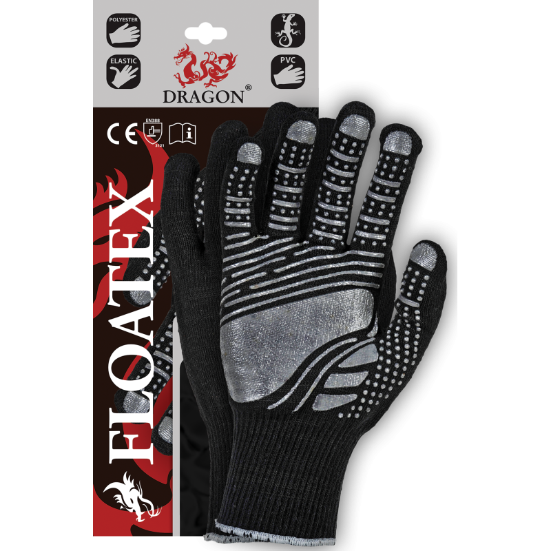 Beschichtete Schutzhandschuhe mit Strickbund REIS FLOATEX BS