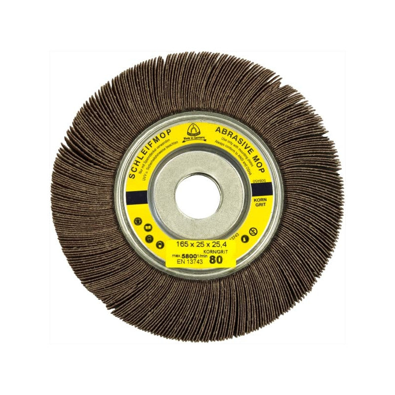 Aufsteck-Fächerschleifer 165x25x25,4 mm, Klingspor SM 611 W