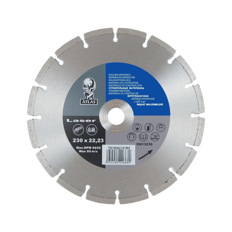 Diamant-Trennscheibe für Bauanwendungen 125x22,3 mm, Norton Universal